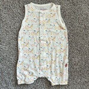 Magnetic me sleeveless bicycle romper, 3-6mo, New!